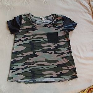 Camo tee shirt